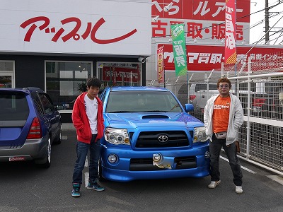 北米トヨタ タコマ Xランナー ブルー ご納車です♪