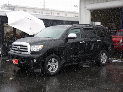 雪にも強い四駆のsuv 北米トヨタ セコイア Usトヨタ逆輸入車専門店スタッフの独り言 Flexdream Blog