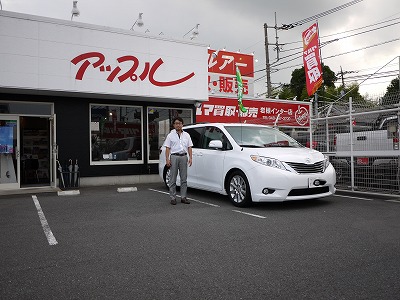 USトヨタ シエナ XLE ホワイト ご納車です♪