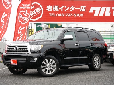 USトヨタ セコイア リミテッド 4WD ブラック入庫！