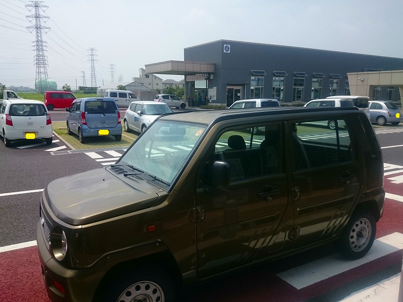 軽自動車の陸運局に車検に行ってきました♪