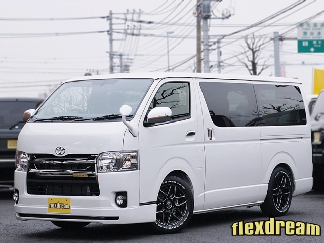ハイエース0系4型ｓ ｇｌアルミホイール装着画像集 ホイール選びの参考に その2 ハイエース専門店の車中泊できる街乗り仕様 Flexdream Blog