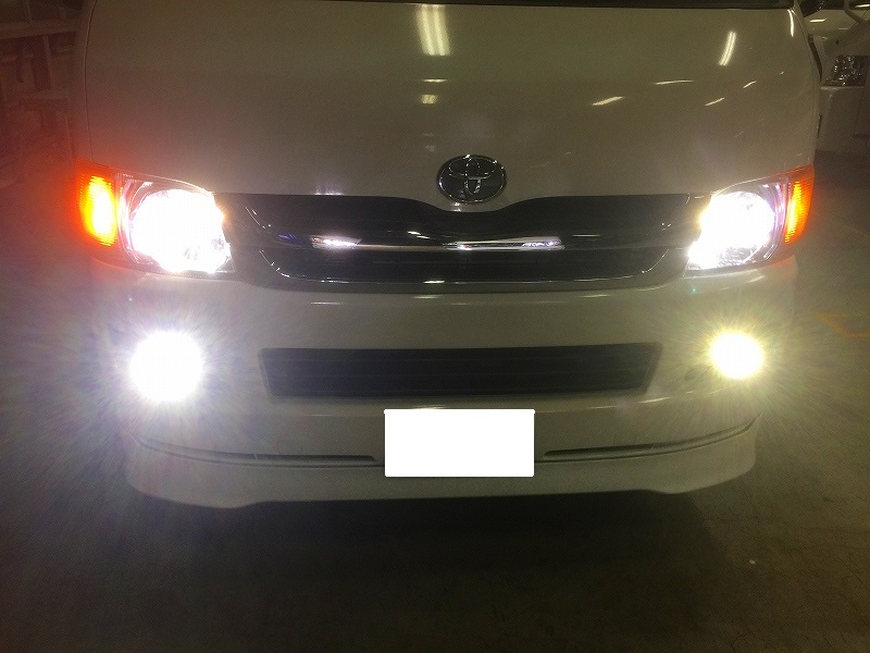2型ハイエースバンをフルled化 ヘッドライト ウィンカー フォグ ポジション ナンバー灯 ハイエース専門店のライトキャンピングカー Flexdream Blog
