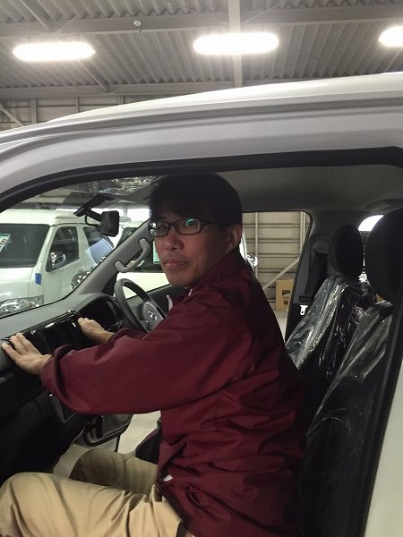 パネル取り付け中 パネル取り付け中