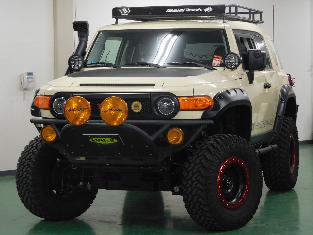 FJクルーザー トレイルチームスペシャルエディション フルカスタム×LINE,X塗装
