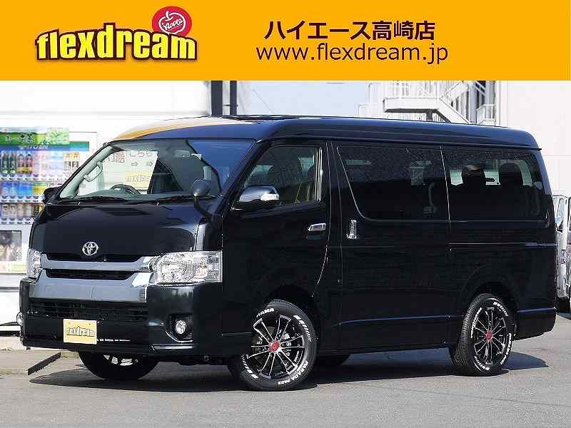 カスタム盛りだくさん　一部改良後の200系 新車ハイエースワゴン入庫しました！