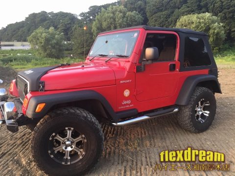 TJ WRANGLERのオーバーフェンダーをLINE-X塗装