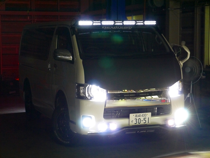 純正LED×IPF全点灯 純正LED×IPF全点灯
