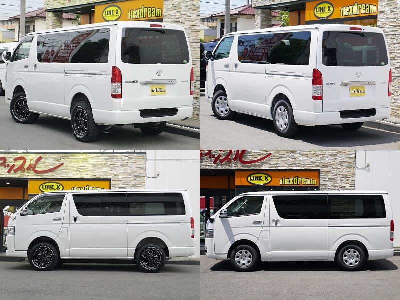 リフトアップ vs. 純正車高 リフトアップ vs. 純正車高