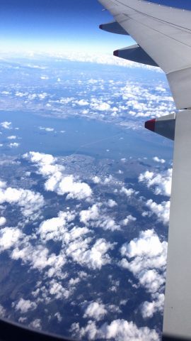 飛行機からの絶景 飛行機からの絶景