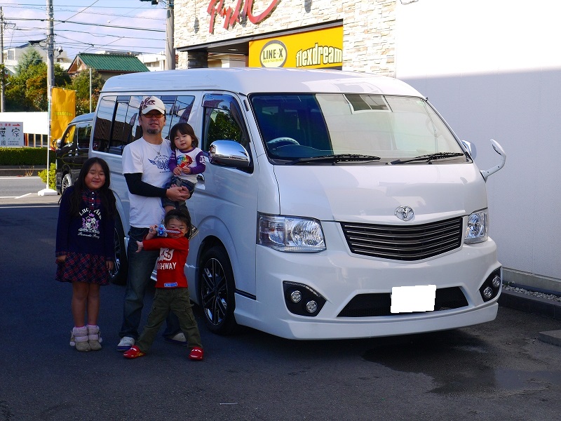 S様H22ハイエースワゴンご納車 S様H22ハイエースワゴンご納車