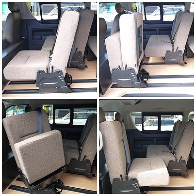 ハイエースワゴン　セカンドシートジャンク ハイエース200系 専門店 ユーアイビークルのハイエース セカンドシート