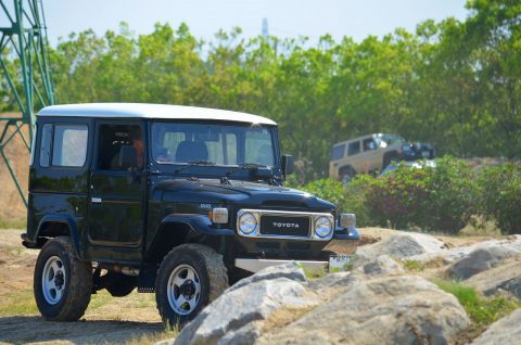 ランクル40 オフロード走行 4WD 下館オフロード ランクル40 オフロード走行 4WD 下館オフロード