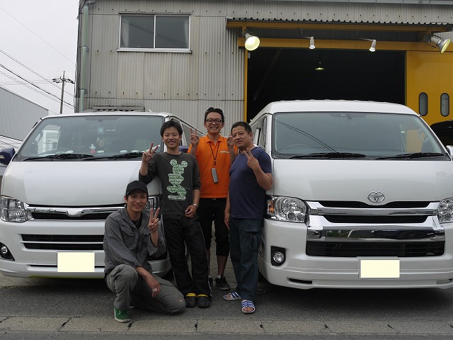 ハイエース小牧店が納車したお客様のご紹介 ハイエース小牧店が納車したお客様のご紹介