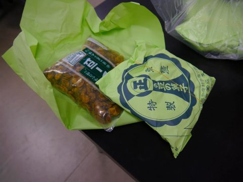 正の豆の菓子