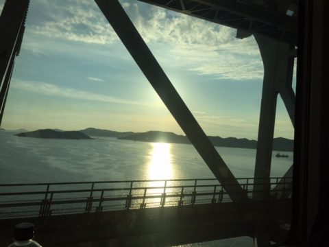 瀬戸大橋からの景色