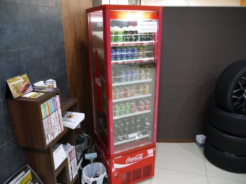 flexdream高崎店商談室のフリードリンク