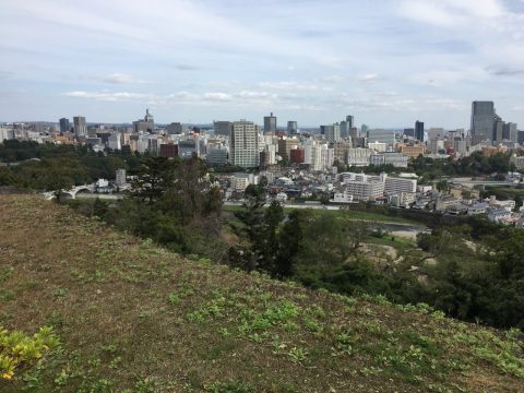 仙台城からの一望