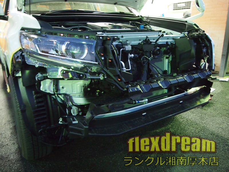 ランクル150プラド2017マイナーチェンジTRDフロントスポイラーLEDデイライト付き｜ランクル専門店によるランドクルーザー解説｜flexdream  blog