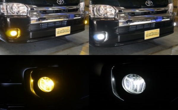 ワゴンRMH23 IPFフォグランプ IPF：デユアルカラーLEDフォグ-