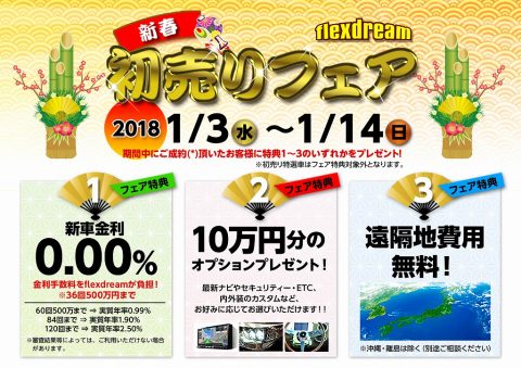 新春初売りフェア2018