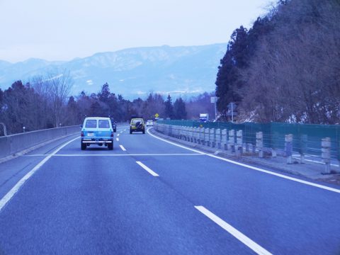 関越道をデモカーみんなで走行♪