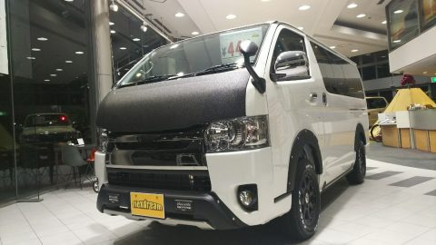 最強塗料LINE-X仙台東コンプリート　ハイエースバン　 スーパーＧＬ　ダークプライム　4WD完成しました♪　