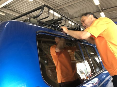 YAKIMAルーフラック取付