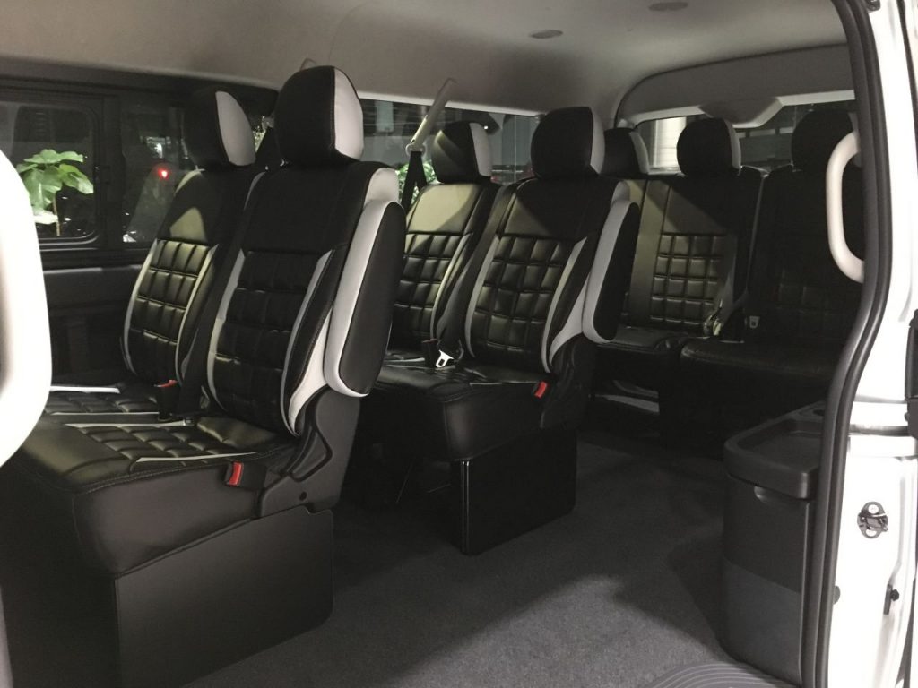 ハイエース ワゴン 内装レガンスコンプリートカー！｜ハイエース専門店の車中泊・アウトドアビークル｜flexdream blog