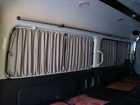 ハイエース カーテン GL 愛知 専門店 内装 架装 ハイエース カーテン GL 愛知 専門店 内装 架装