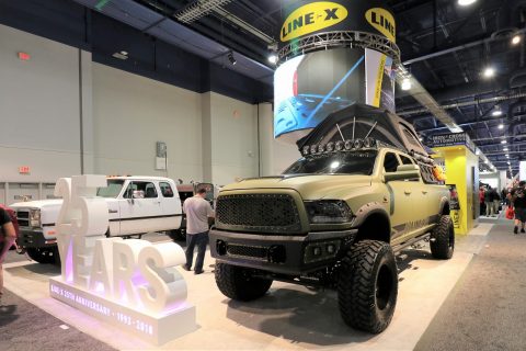 LINE-X RAM3500 SEMA2018  DieselBrothers