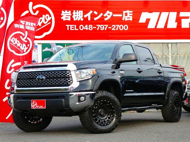 新車2019ｙ　タンドラ4ＷＤ　クルーマックスＳＲ5　2.5インチＵＰ　ＫＭＣ18インチＡＷ