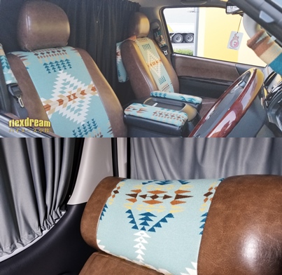 ペンドルトン 運転席 助手席-vert ペンドルトン 運転席 助手席-vert
