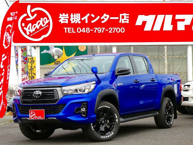 新車HILUX　Z　BlackRallyEdition　BLUE＆WHITEの2台に9インチナビ＆11インチナビ　インストール★