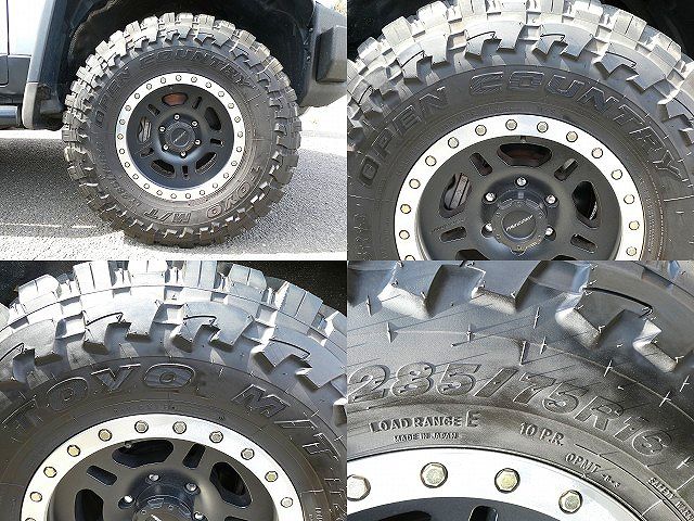 プロコンプ１６インチＡＷ　ＴＯＹＯ　ＯＰＥＮＣＯＵＮＴＲＹ　ＭＴタイヤ　２８５/７５Ｒ１６　