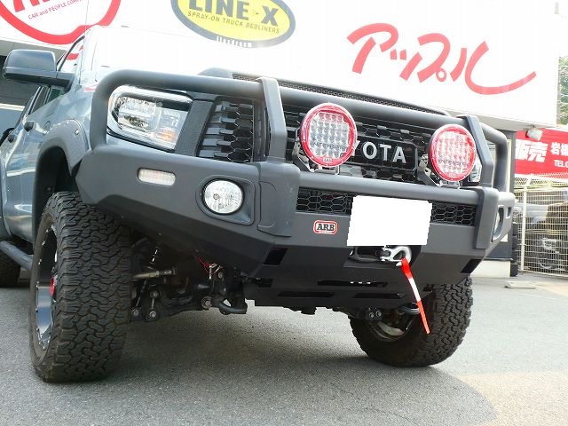 ＴＵＮＤＲＡ　Ｃｒｅｗｍａｘ　ＳＲ5　ＴＲＤＯｆｆｒｏａｄＰＫＧ　ＡＲＢ　ＳＵＭＩＴＴＢＵＬＬＢＡＲ　US　TOYOTA　逆輸入車　アメ車　アップル岩槻　タンドラ　シエナ　タコマ　セコイア　4×4　4WD　四駆　オフロード　フレックスドリーム