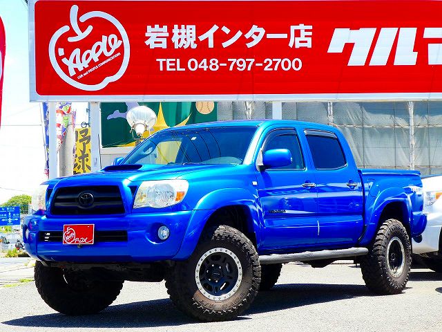 新車並行2008年モデル　タコマ　4WD　ダブルキャブ　TRDスポーツ　スピードウェイブルー　2インチUP　ピックアップトラック　US　TOYOTA　逆輸入車　アメ車　専門店　アップル岩槻　TUNDRA　TACOMA　SEQUIA　SIENNA　