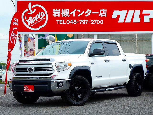 2016年モデル　タンドラ　4ＷＤ　クルーマックス　ＳＲ5　1オーナー　ＫＭＣ20インチアルミ　ＡＬＰＩＮＥフルセグナビ　アップル岩槻　ＵＳ　ＴＯＹＯＴＡ専門店　逆輸入車　逆車　アメ車　セコイア　シエナ　タコマ