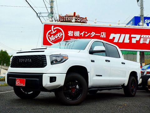 新車２０１９年タンドラ４ＷＤ　クルーマックス　ＴＲＤＰｒｏ　ＴＳＳ-Ｐ　ＦＯＸショック　ＲＩＧＩＤ　ＬＥＤフォグ　専用１８インチＡＷ　３８ガロンフューエルタンク　サンルーフ　スプレーベッドライナー