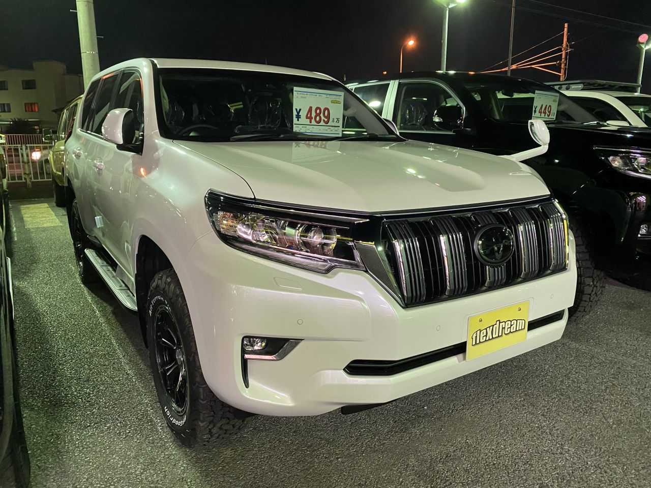 送料込　2023年製造　新車外し150 プラド　265/65r17 4本セット 2023年製 新車外しトヨタ 150 ランドクルーザープラド 後期 純正