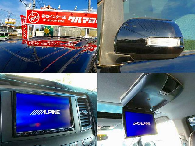 サンルーフ 電動格納ミラー ALPINE地デジナビ ALPINEフリップダウンモニター サンルーフ 電動格納ミラー ALPINE地デジナビ ALPINEフリップダウンモニター
