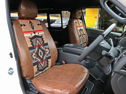 PENDLETONシートカバー【オーバーオール×ヴィンテージブラウン】 PENDLETONシートカバー【オーバーオール×ヴィンテージブラウン】