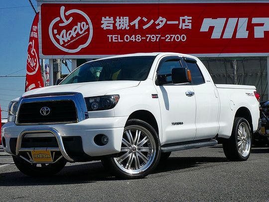 新並２００７年タンドラ４ＷＤダブルキャブＬＩＭＩＴＥＤ　ＴＲＤオフロードＰＫＧ　ＧＩＢＳＯＮマフラー　ＣＬＵＢＬＩＥＮＡ２４インチ　ＳＮＵＧＴＯＰハードトノカバー　ランニングボード　トーイングミラー　ＪＢＬサウンド　地デジナビ