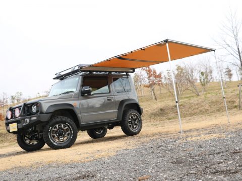 ジムニーシエラ オーニング展開時 arb4x4awning