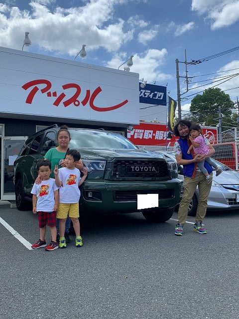 2020年セコイア　4WD　TRDPRO　新色ArmyGreenご納車!!