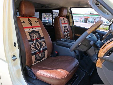 PENDLETONシートカバー【ヴィンテージブラウン×オーバーオール】 PENDLETONシートカバー【ヴィンテージブラウン×オーバーオール】