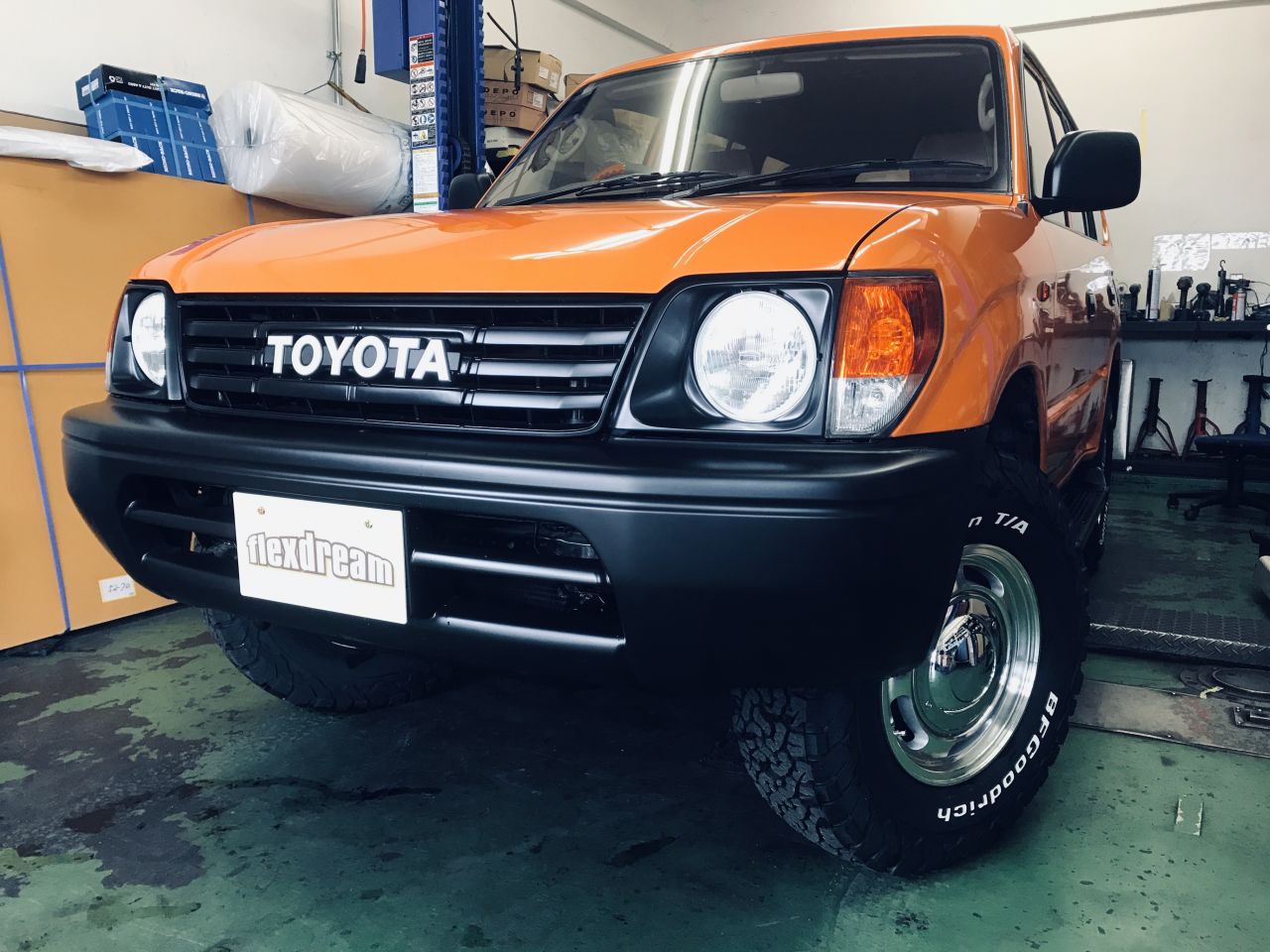 95プラド 後期モデル丸目換装 95プラド 後期モデル丸目換装