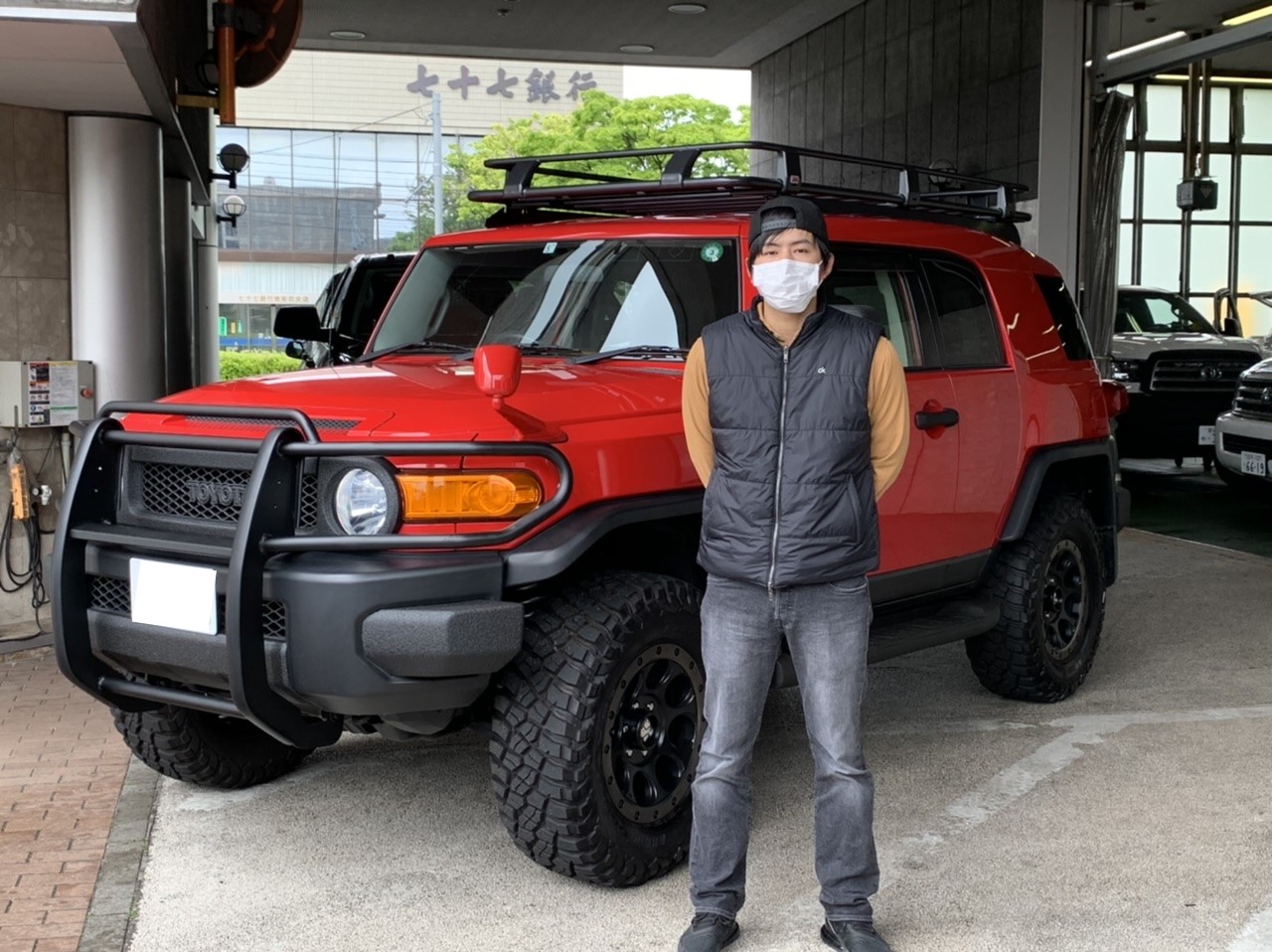 ワイルドなカスタムてんこ盛りのfjクルーザーをご納車しました ランクル専門店のキャンプ アウトドアビークル Flexdream Blog