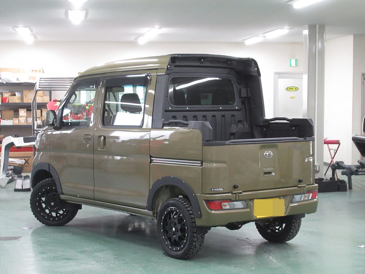ハイゼットデッキバンline Xでカスタマイズ Line X 自動車部門 公式ブログ Flexdream Blog ハイゼットデッキバンline Xでカスタマイズ Line X 自動車部門 公式ブログ Flexdream Blog