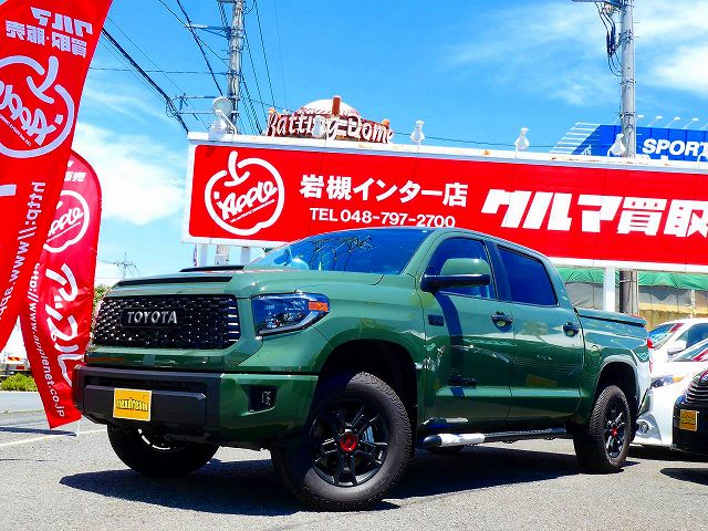 2020ｙ　ＴＵＮＤＲＡ　Ｃｒｅｗｍａｘ　4ＷＤ　ＴＲＤＰＲＯ　ＡｒｍｙＧｒｅｅｎ